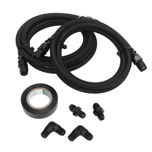 Gearbox Cooler Hose Kit Black Anodised