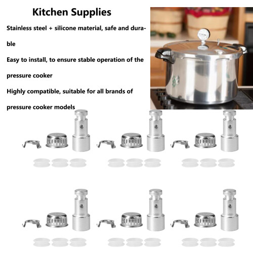 Pressure Cooker Valve and Gasket Set 1