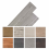VidaXL vidaXL Bodenplanken Dunkelgrau 2,51 m² 18 Stk. PVC 5