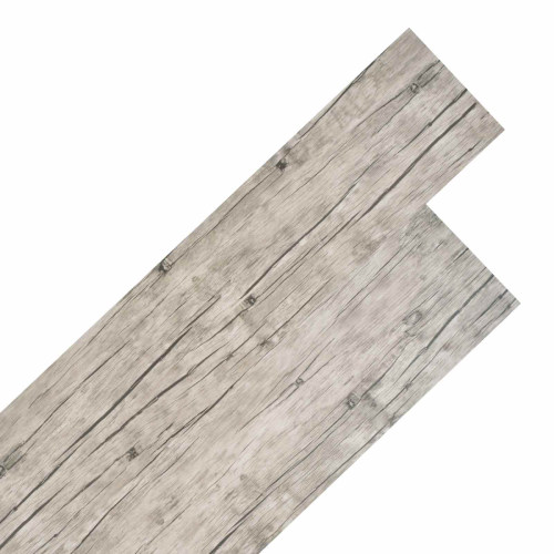 VidaXL vidaXL Flooring Planks 18 pcs Grey 5.26 m PVC 1