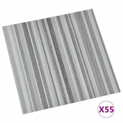 VidaXL vidaXL Bodenplanken Streifen 5,11 m² 55 Stk. PVC 2