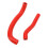 Silicone Coolant Hose Kit Leak Proof ATV Red 9