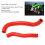 Silicone Coolant Hose Kit Leak Proof ATV Red 11