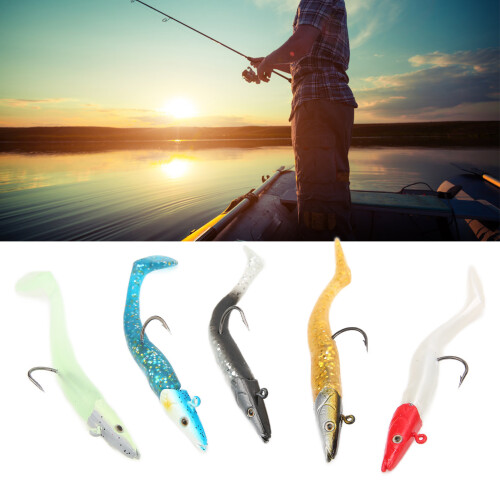 Flexible PVC Fishing Lures Set with Storage Box 1