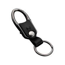 1Porte-Clés Noir Multifonction Pour Homme Avec Lampe Pratique