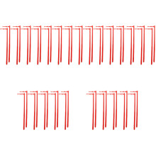 50Pcs Sturdy Red PVC Pinwheel Rods Replacement Parts for DIY Windmills