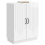 VidaXL vidaXL Sideboard High Gloss White 66 x 34.5 x 87 cm Engineered Wood 2