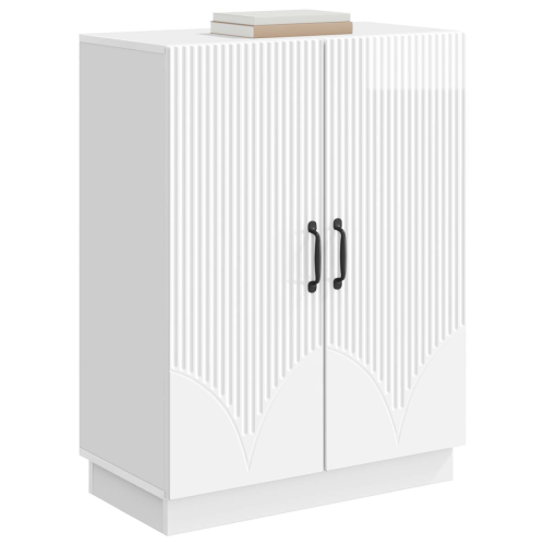 VidaXL vidaXL Sideboard High Gloss White 66 x 34.5 x 87 cm Engineered Wood 1