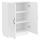 VidaXL vidaXL Sideboard High Gloss White 66 x 34.5 x 87 cm Engineered Wood 3