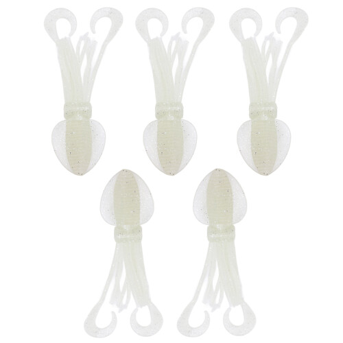 5 Pack Luminous Octopus Trolling Bait