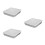 3Sets Stainless Steel Roasting Pan with Lid Multi-Use Oven Baking Rack 2