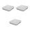 3Sets Stainless Steel Roasting Pan with Lid Multi-Use Oven Baking Rack 7