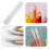 20 Pcs Pencil Case Office 4.50x1.00x1.00cm Transparent 4