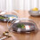 2Pcs White Reusable Food Covers PP Microwave Dish Protector 7
