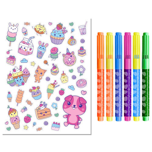 Kawaii Sweetlings Colouring Kit 2