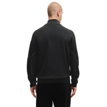 (M, Black) Hugo Boss Mens Zhino Thermal Microstructure Cotton Mix Hybrid Golf Jacket