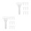 20Pcs Durable White Plastic Wedding Flower Holders for Bridal Bouquets 1