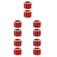 10Rouleaux Stickers Prank Rouge Use Only Imperméables Adhésifs