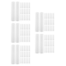 100Pièces Caps Crayon Transparent Réutilisable Pour École Bureau