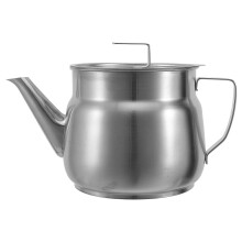 1500Ml Acier Pot Filtre Huile Polyvalent Cuisine Argent