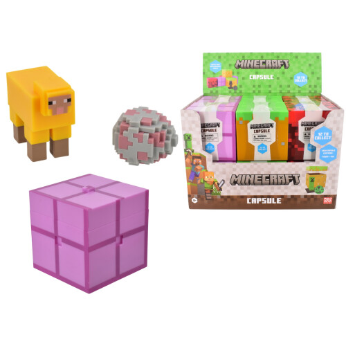 Kandy Toys Minecraft Mystery Cube Surprise With Toy and Egg Accessory (7cm) 1