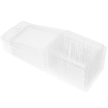Masteelf 10 Pcs Scented Wax Packaging .50x7.50x2.50cm Transparent