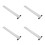 4Pcs Multifunctional Stainless Steel Woodworking Angle Measuring Ruler 1