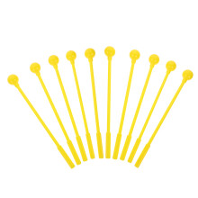 10Pcs Yellow Ps Drum Mallets Durable Percussion Sticks for Drummers