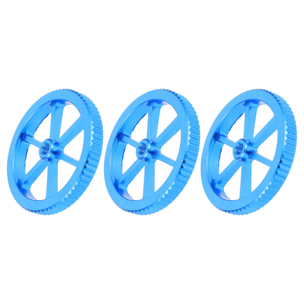 3Pcs Hand Twist Leveling Nuts Blue Aluminum 3D Printer Upgrade Tool 312425062328