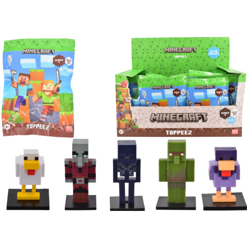 Kandy Toys Minecraft 3D Toppeez Collectible Toy Figure 1