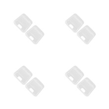 8Pcs Reusable Waterproof Transparent Outlet Socket Covers for Walls