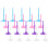 20Pcs ABS Adjustable Doll Display Stands Assorted Color Stable Holders 1