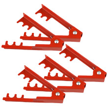 5Pcs Red Rose Thorn Stripper Alloy Tool for Flower Shop Leaf Removal