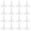 Raindrops Floral Decoration Stand Clear Round Plastic 30pack 1