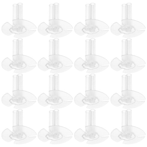 Raindrops Floral Decoration Stand Clear Round Plastic 30pack