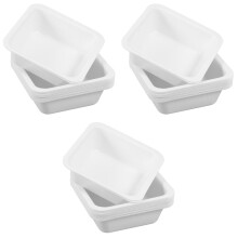 60Pcs Plastic Weigh Boats White Lab Sample Weighing Dishes and Trays