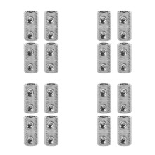 8Pairs Silver Metal Car Audio Wire Connectors Durable Crimp Terminal