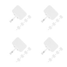 20Pcs Reusable Mini Chalkboard Sign Clips White Plastic Retail Display