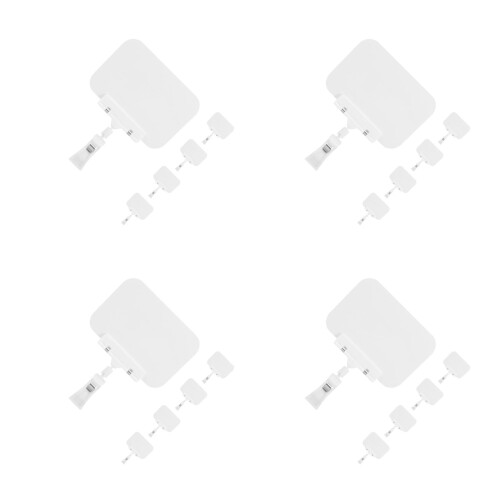 20Pcs Reusable Mini Chalkboard Sign Clips White Plastic Retail Display