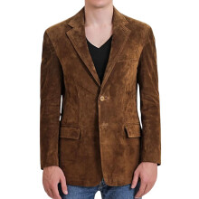 (XL) Zephyr Brown Suede Blazer