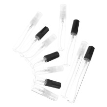 10Pcs Portable Assorted Color Glass Perfume Sprayer Bottles