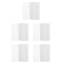 500Pcs White Paper Candy Sticks for Cake Pops Lollipops Cotton Candy