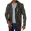 (M) Winchester Distressed Vintage Brown Leather Car Coat 1