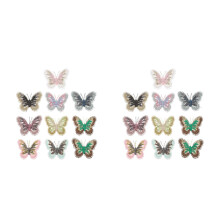 20Pcs Polyester DIY Embroidery Patches Bright Colored Sewing Appliques