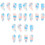 24Pcs Guzheng Accessories Multi Color Finger Protectors 4