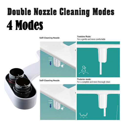 Dual Nozzle Bidet Attachment Non Electric 1