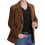 (XL) Zephyr Brown Suede Blazer 4
