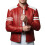 (S) Durden Quilted White & Red Leather Motorcycle Jacket 5