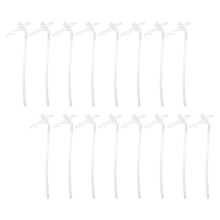 50Pcs Easy Use White Plastic Tubes for Spray Foam Gap Filling