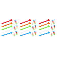 60Pcs Multi-Color Plastic Cage Bird Perches Climbing Rest Platform
